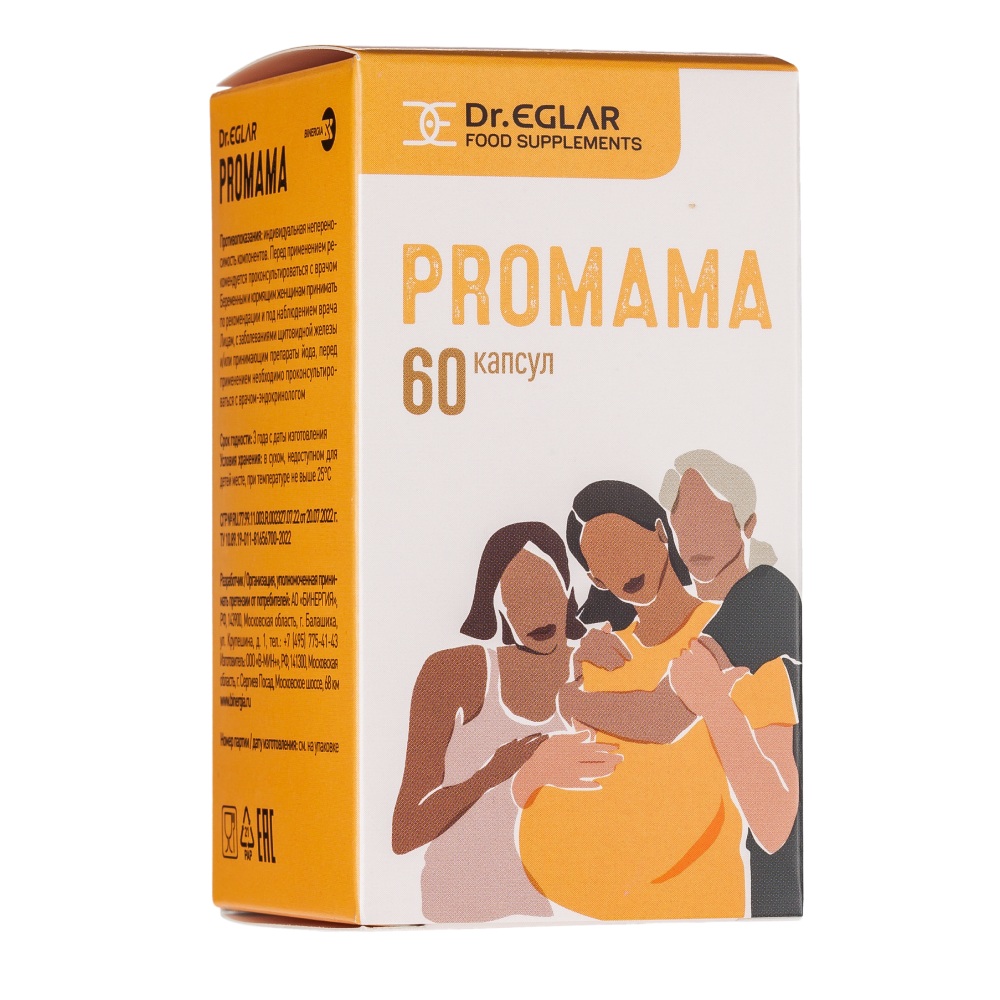 Dr.EGLAR PROMAMA (ДОКТОР ЭГЛАР ПРОМАМА) капсулы 30-60 шт